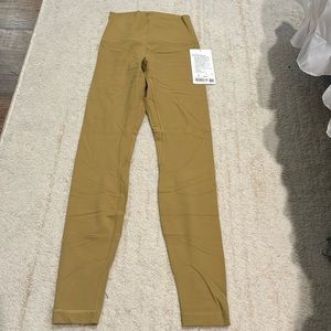 Lululemon align size 4, 28”. Grape leaf color. Brand new with tags.